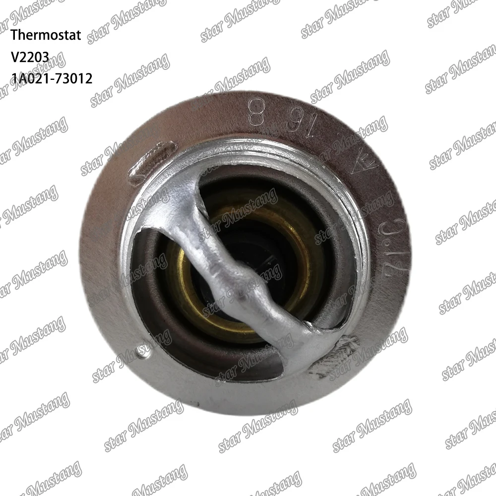 Термостат V2203 1A021-73012 подходит для деталей двигателя Kubota