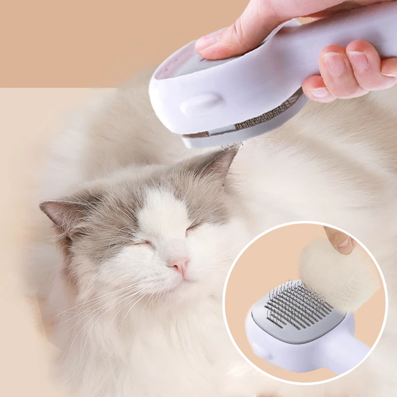 

Pet Slicker Brush for Shedding Self Cleaning Dog Cat Hair Remover Comb Long Short Haired Pet Grooming Tool Cepillo Perros Gatos