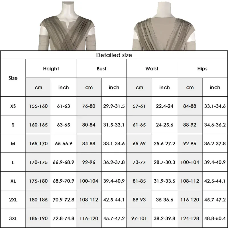 Новинка 2025 года костюм для косплея Звезды и войны Последний джедай Рей Скайуокер