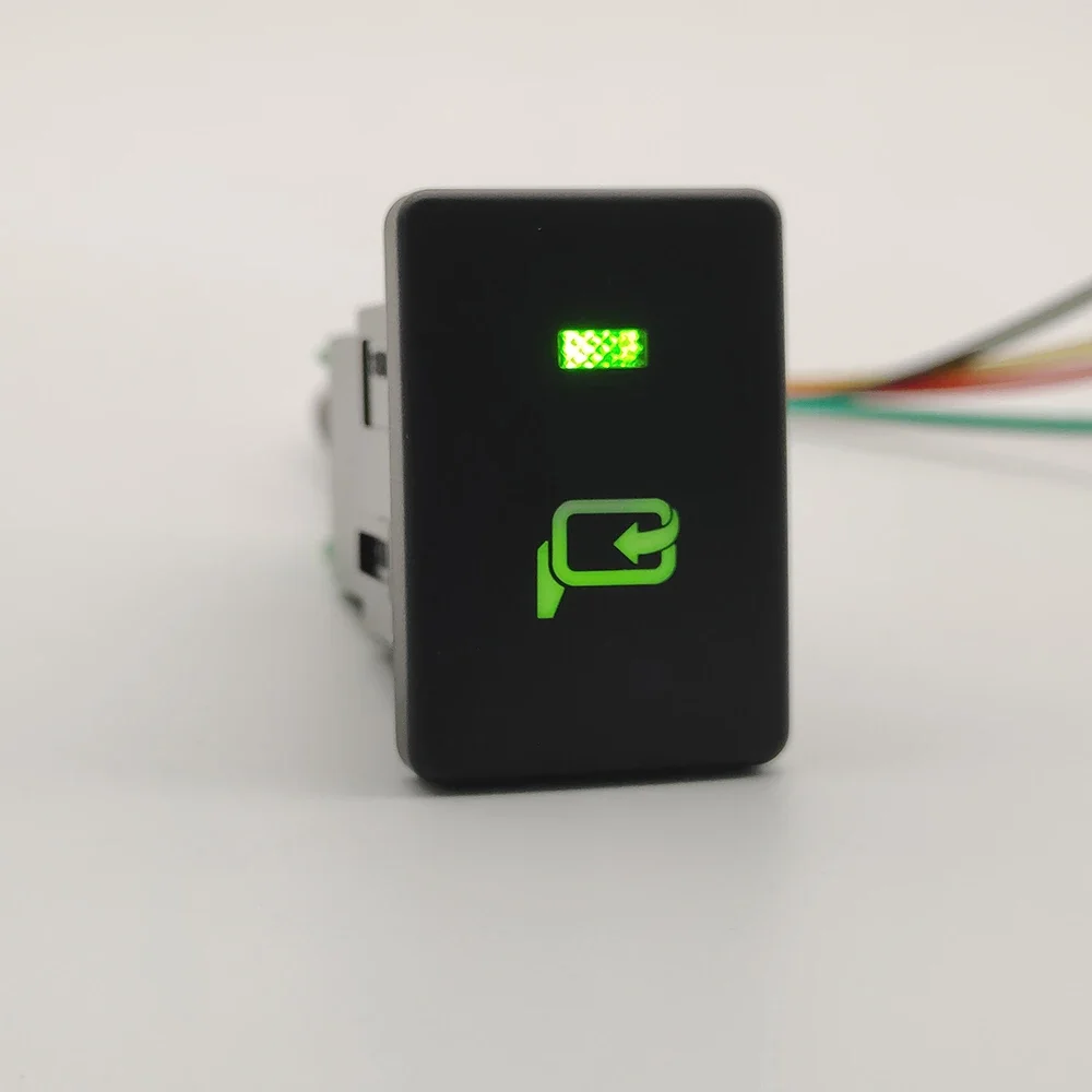 

Светодиодный светильник на крыле, зеркало заднего вида, складной переключатель управления, кнопка для Toyota Camry Prius Corolla PRADO, автомобильные аксессуары