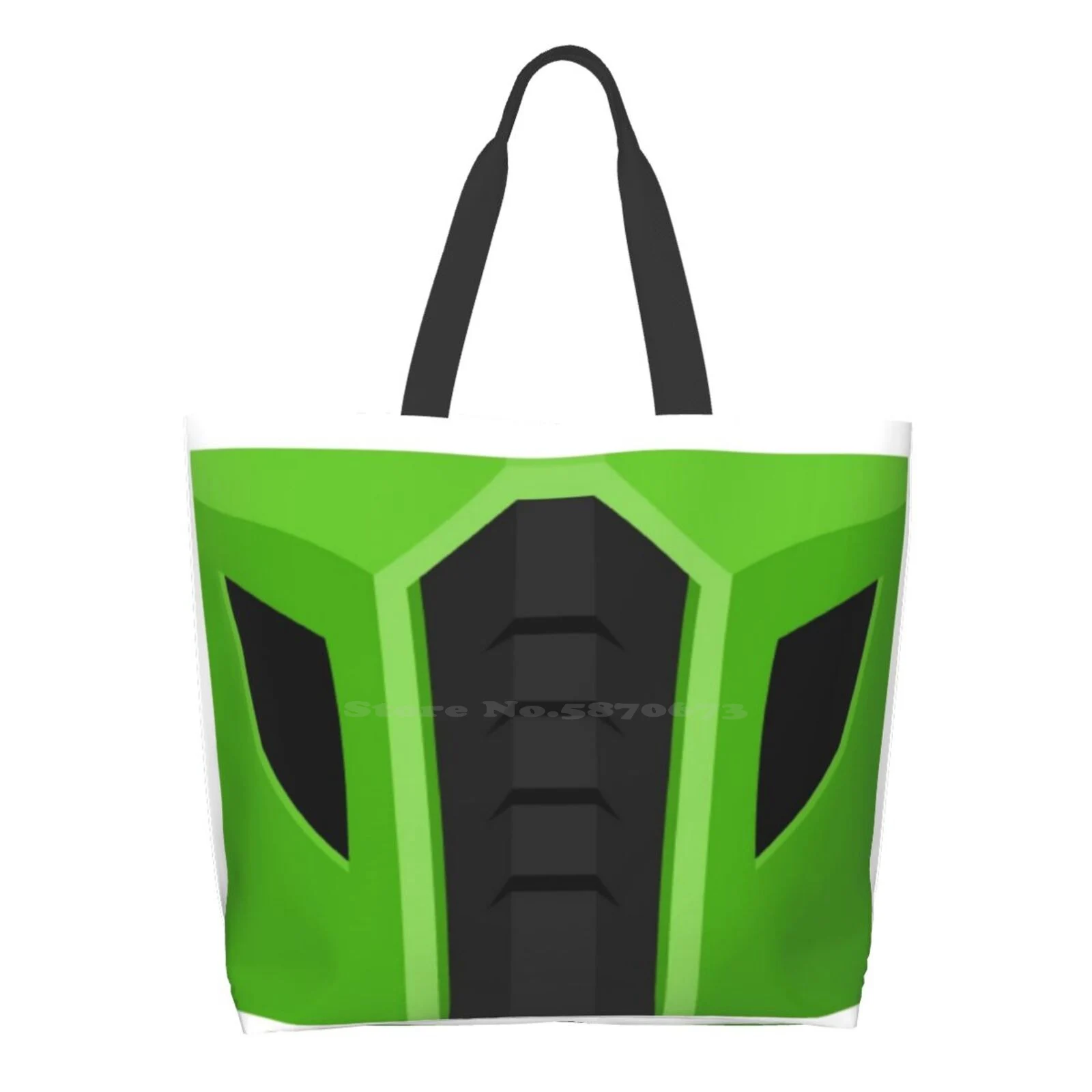 

Reptile Mask High Quality Large Size Tote Bag Mk11 Mortal Kombat