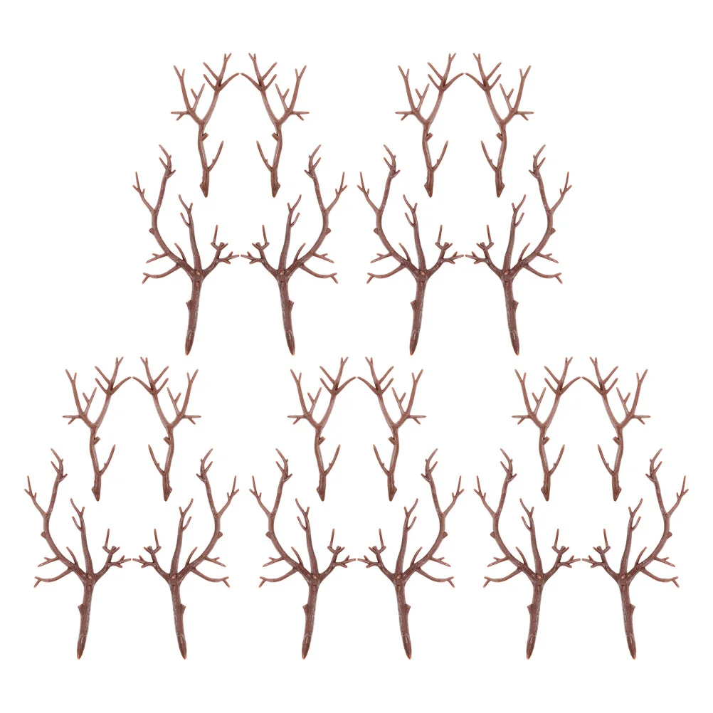 20 шт. искусственные сушеные ветки деревьев рогов сменные руки снеговика рога