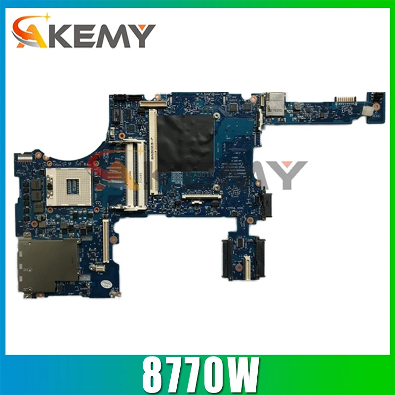 

Материнская плата AKemy для ноутбука HP Elitebook 8770 Вт, материнская плата 688745-001 688745-601 6050A2479201 QM77