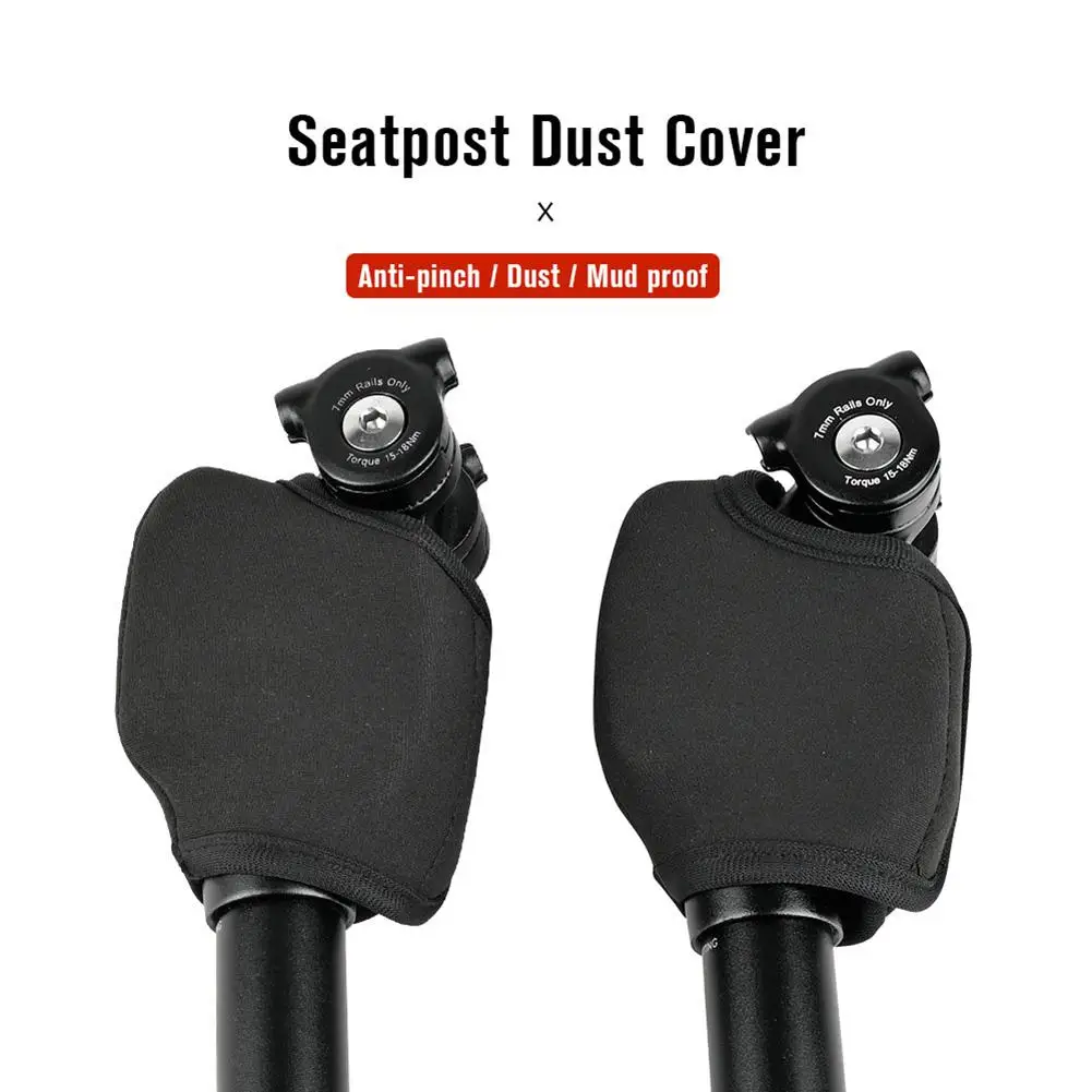 

Bicycle Seat Tube Dust Protection Cover Anti-pinch Hand Shock Absorber Seat Post Protection Case Bike Accessories
