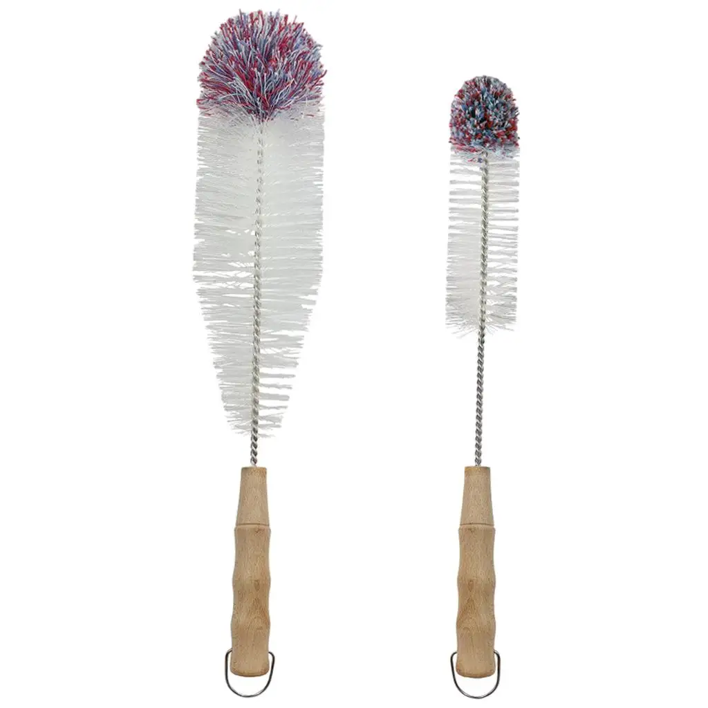 

2x Soft Wine Decanter Cleaning Brush Household Dust Cleaning Brush Flexible Bottle Brush for Glass Bottles