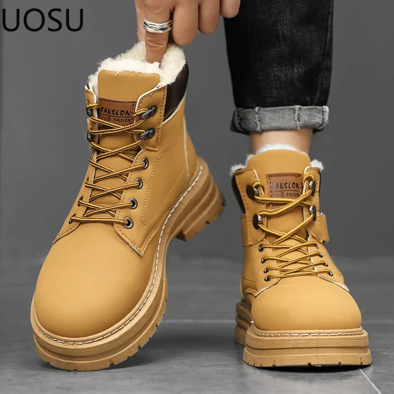 Мужские сапоги для инструментов модные Универсальные мужские снега