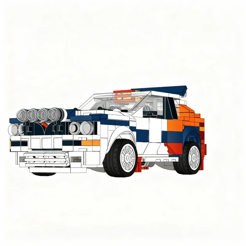 Набор строительных блоков MOC Lanciased Delta SPAIN Rally LiTE Series, 553 детали, модель-конструктор, архитектурный набор, рождественский подарок, креативный DIY для детей (art.: 3920dc9635758) - 3920dc9635758