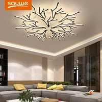 led chandeliers lamp with remote control brightness adjustable celling lights lamps for living room light fixtures