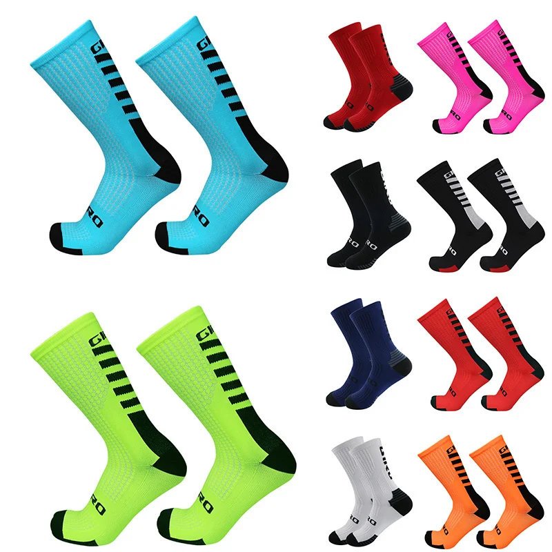

New Professional Sports Cycling Socks Men Women Road Bike Outdoor Running Socks calcetines ciclismo hombre