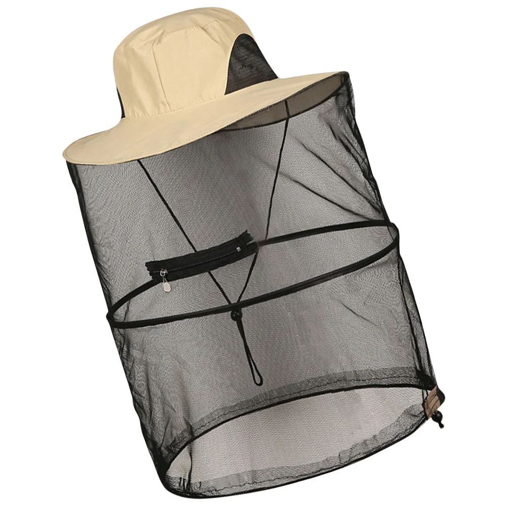 

Hat Netbeekeeper Head Cap Bug Reusable Veil Resistant Folding Breathable Convenient Wear Netting Hood Professional