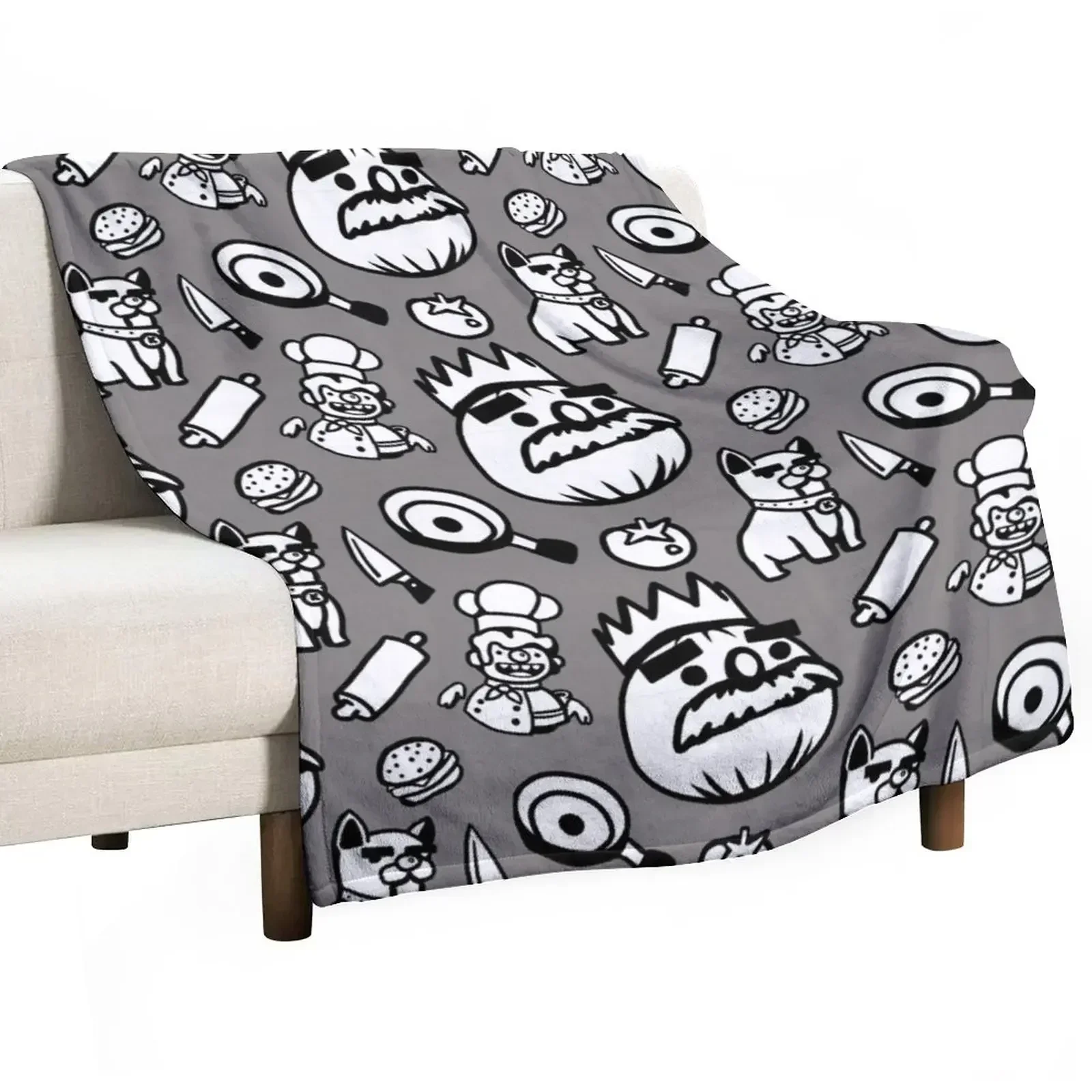 Одеяло с узором Overcooked детский диван-кровать милые одеяла