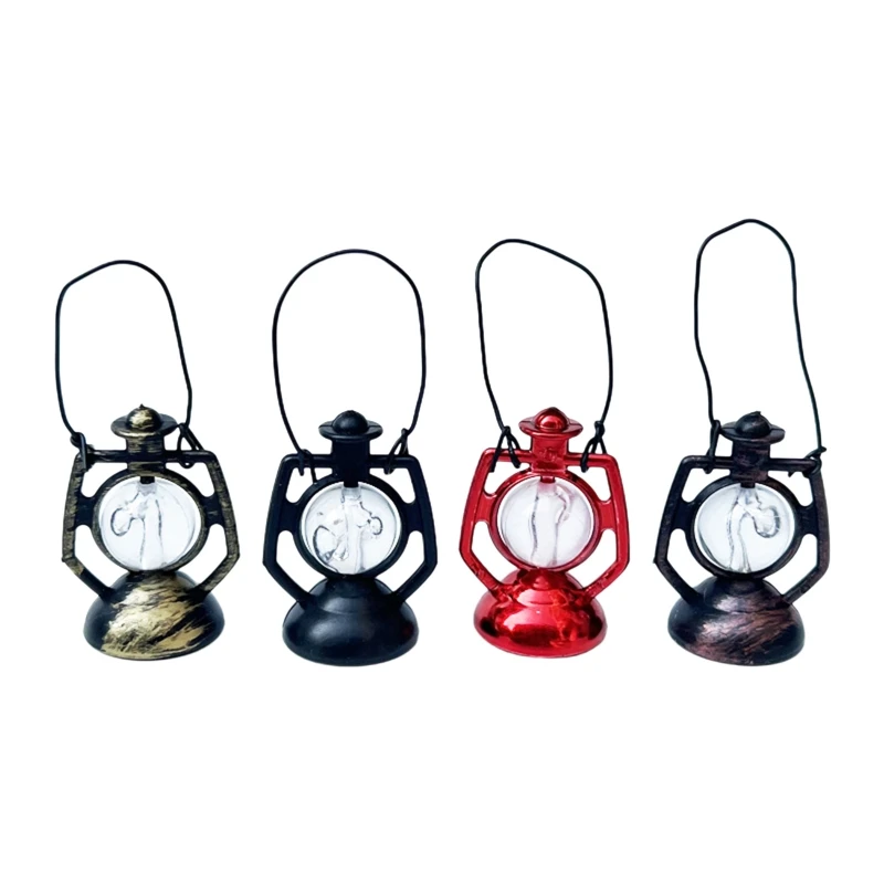 

Mini Oil Lamp Kerosene Burner for 1:12 Dollhouse Model Furniture Playhouse Accs