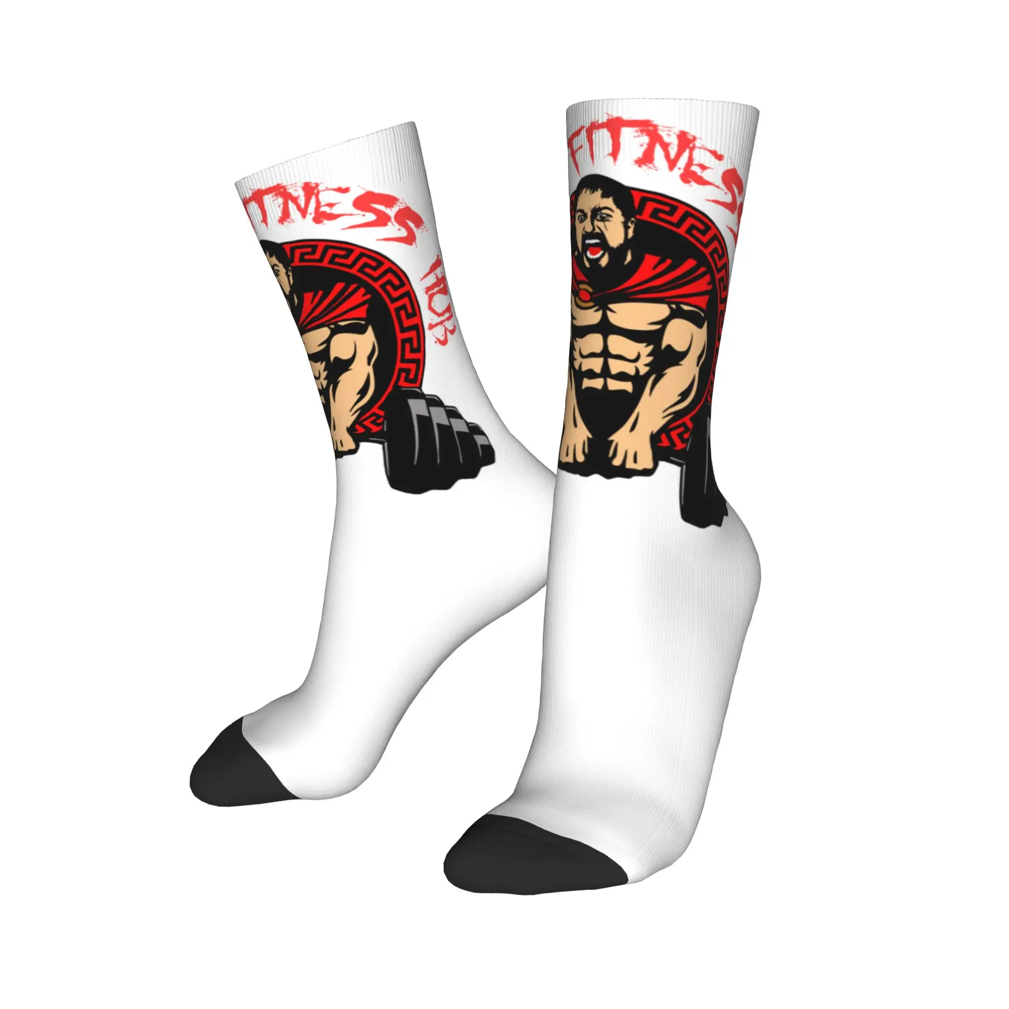 Фото Мужские носки Custom Spartan Gym: унисекс, для бодибилдинга, фитнеса, весенне-летнего и осенне-зимнего сезонов, повседневные №3