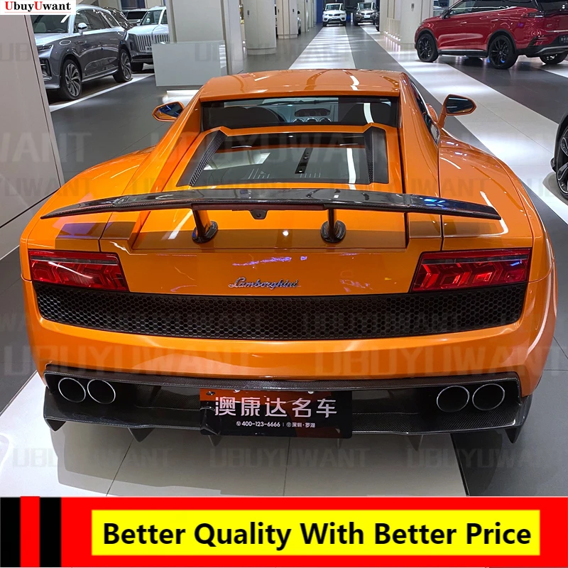 

For Lamborghini Gallardo LP540/LP550/LP560 Spoiler High Quality Carbon Fiber Rear Trunk Wing Lip Accessories Body Kit 2008-2013