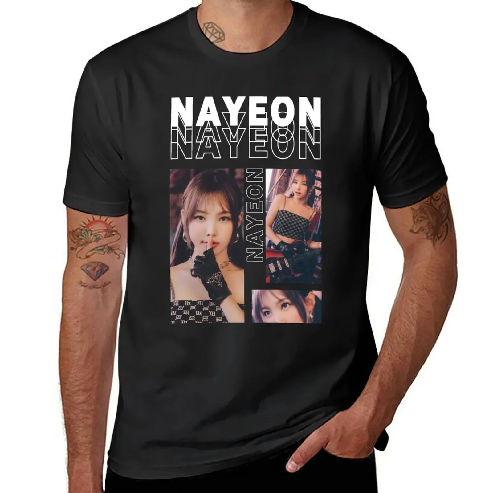 Футболка Im Nayeon Kpop тяжелые мужские футболки
