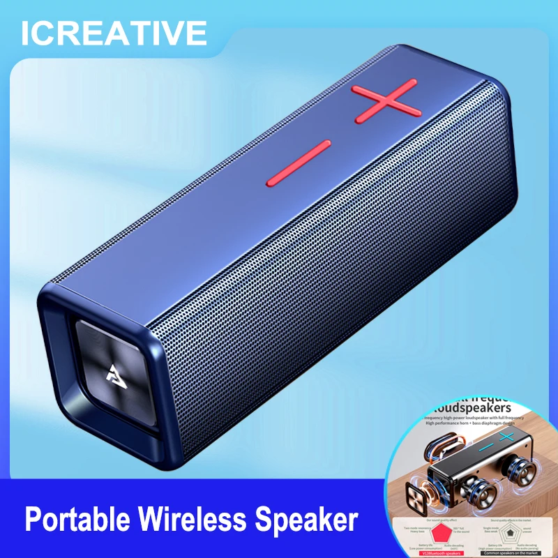 Bluetooth-колонка встроенный аккумулятор Портативная Беспроводная колонка TWS