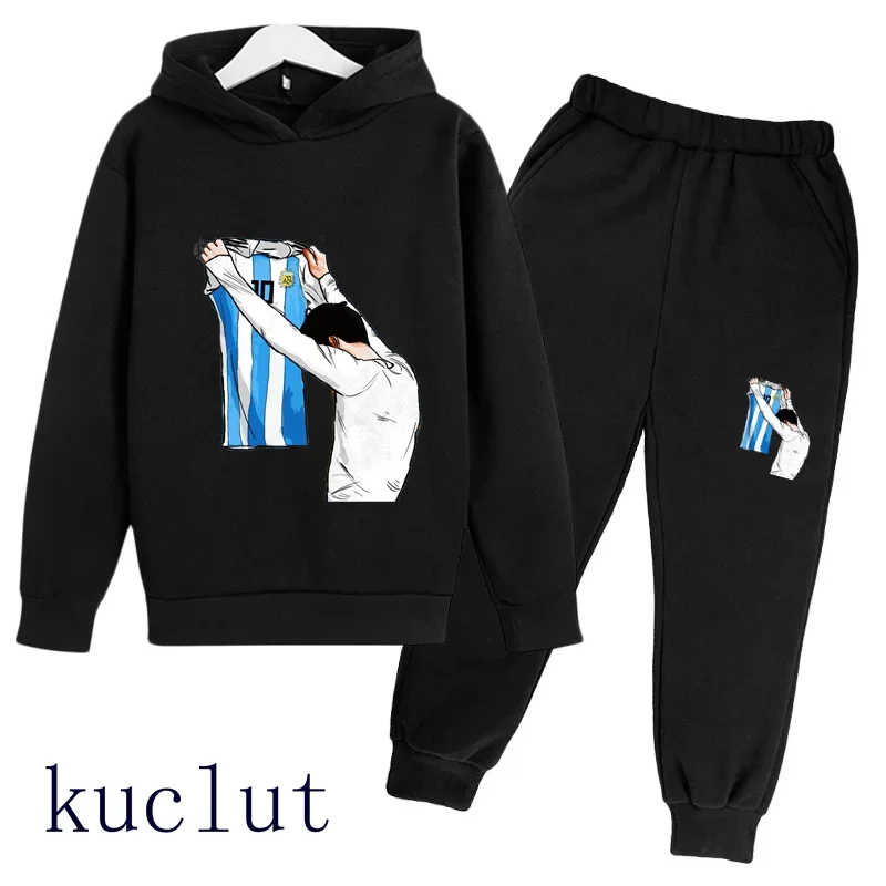 

kUCLUT Daily Outdoor Soccer Kids Fall/Winter Fashion 3-15 Y2K Outdoor Sports Casual Kids Set sizes 100-160