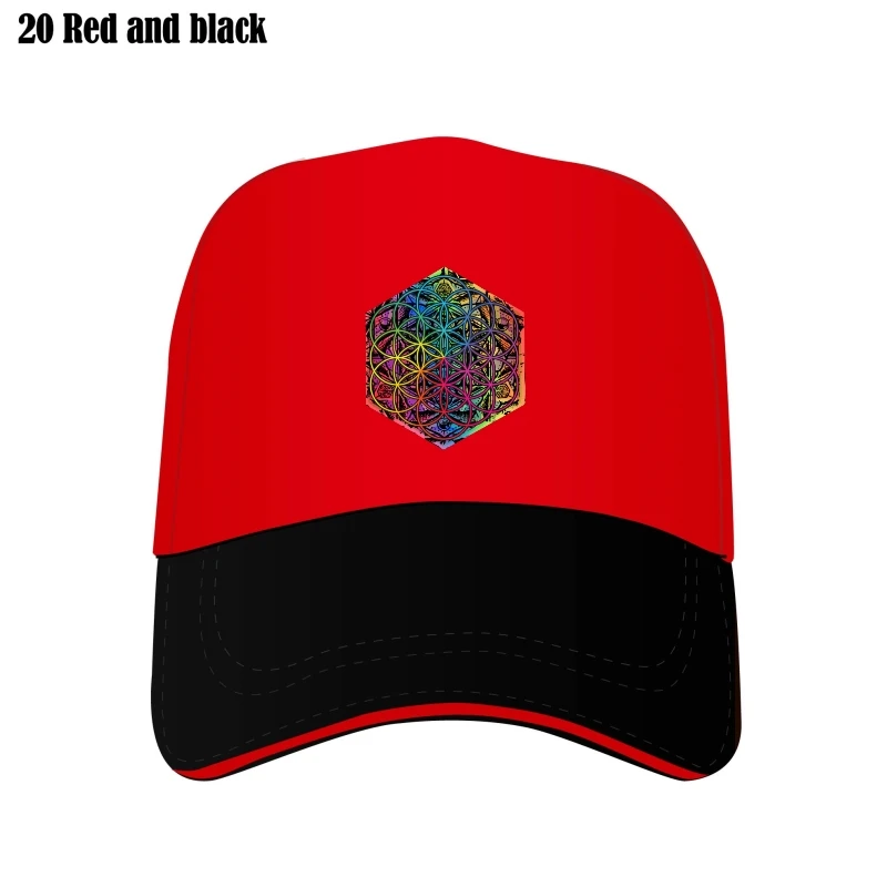 

Новое поступление, семейные мужские шапки с изображением священного геометрического цветка жизни мандалы, уникальные сетчатые шапки с изображением черных купюр