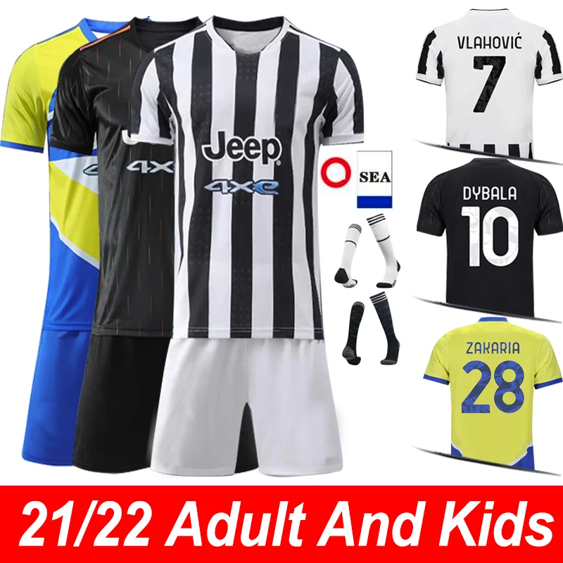 

2021 2022 VLAHOVIC DYBALA CHIESA Jerseys 21 22Adults And Kids Kit Thai Football T-shirt Spot Customization