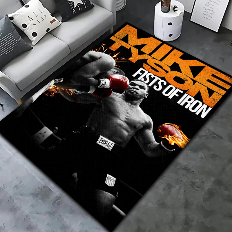 

Boxing champion Mike Tyson 3D printed rugs for living room Bedroom floor mat Kitchen Non slip Matte Mat Children's Bedroom Mat