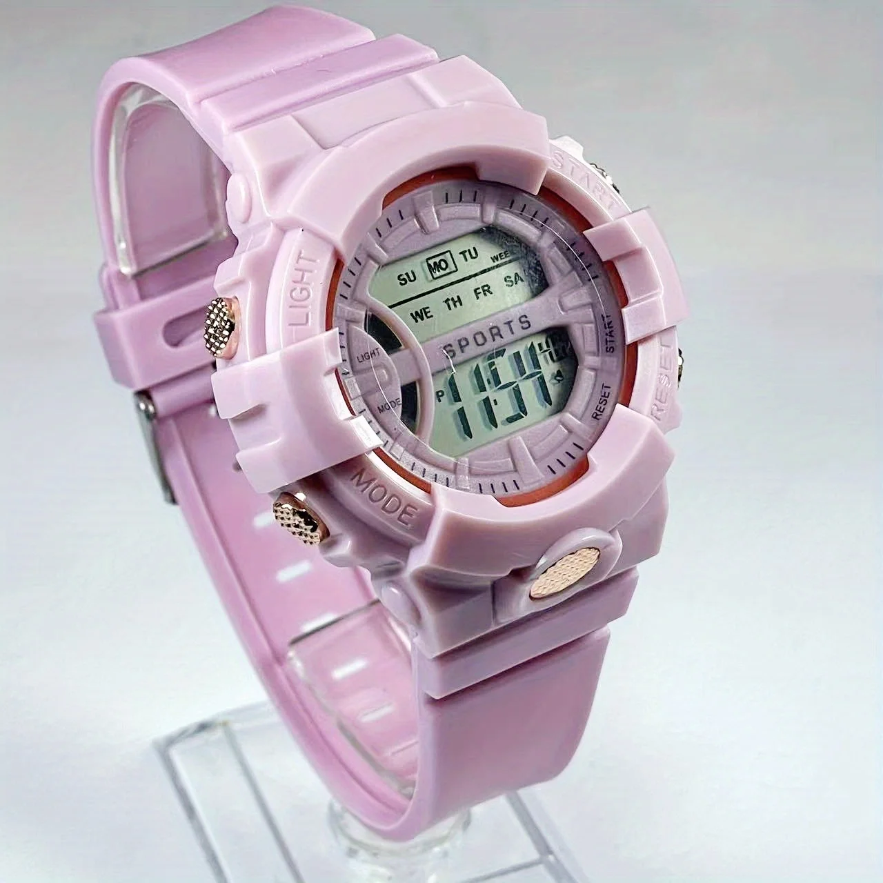 Модные повседневные водонепроницаемые спортивные электронные часы для