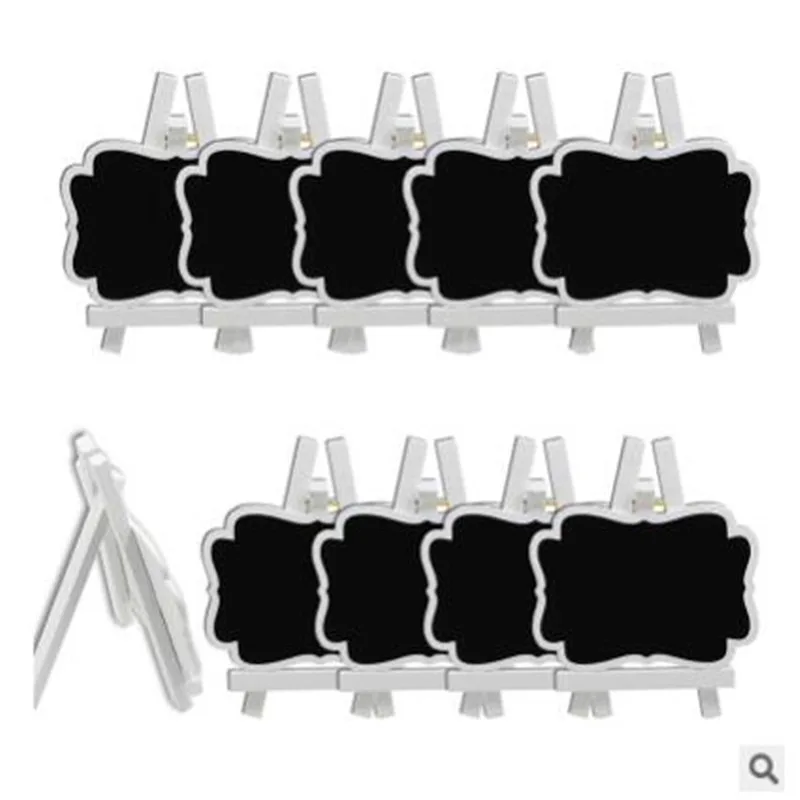 

10PCS/Lot Mini Wood Blackboard Vintage Chalkboard Table Number For Wedding/Christmas/Birthday Party Table Decoration Supplies