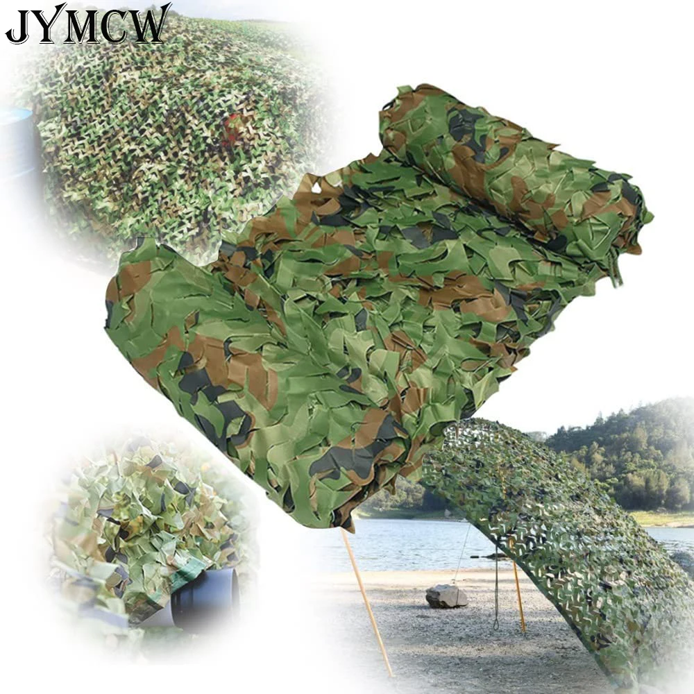 

Камуфляжная сетка, сетка для забора, сетка для автомобильного покрытия, ткань Оксфорд 210D, Охотничья маскирующая сетка, навес двора, декорати...