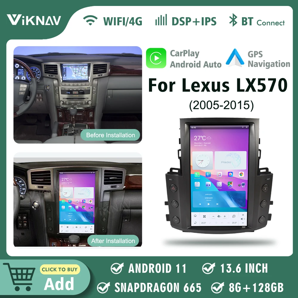 

Автомобильный радиоприемник 12,3 дюймов Android 10 для LEXUS LX570 2008-2015 GPS-навигация мультимедийный плеер аудио Blu-Ray экран головное устройство 2 Din