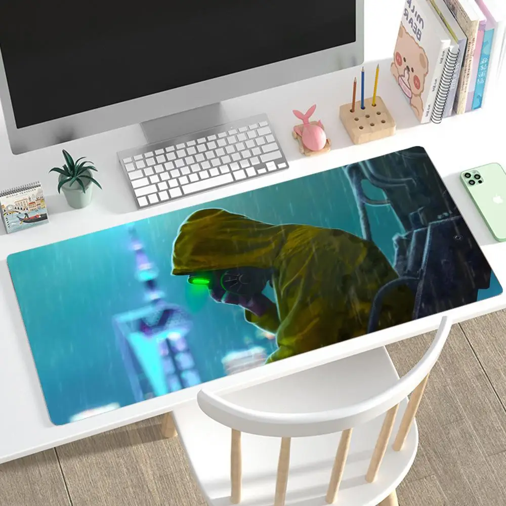 Cool hot Neon Gas Mask Street Brand Mouse Pad Gamer Mousepad 900x400 Deskmat Computador Tapete de Mesa Gaming Mats PC Acessor