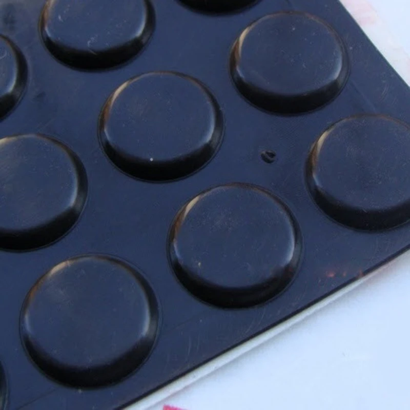 4 Small Round Rubber Feet Keyboard Corner Pad  Silicone  Stand K0AC