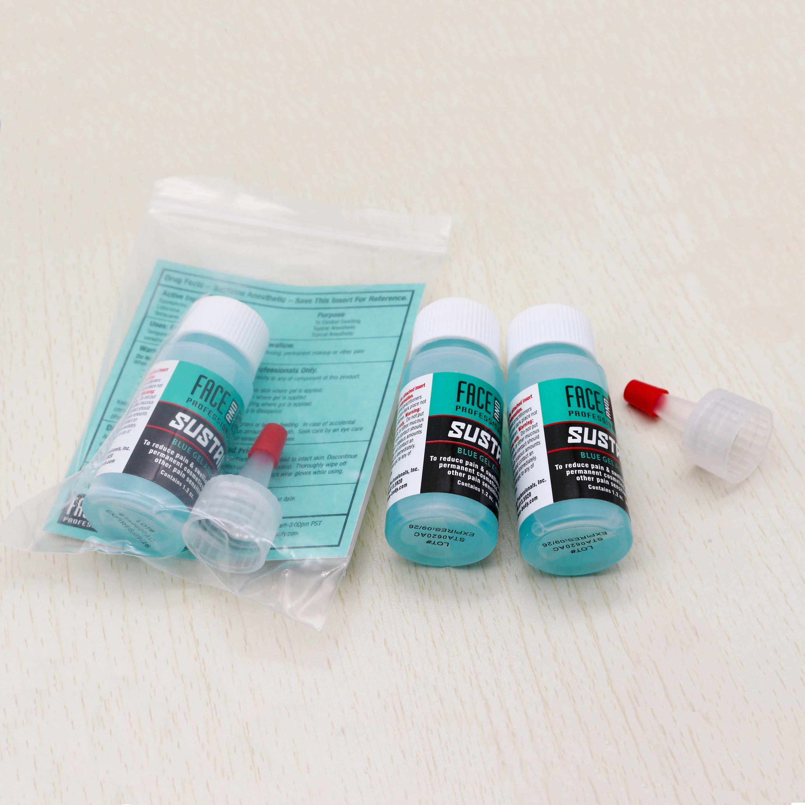 

Профессиональный синий гель Sustaine для лица и тела, полуперманентный макияж, гель для ухода за красотой, 1,2 унций