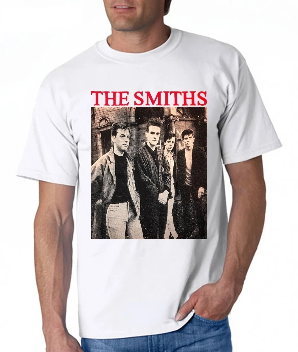 

Футболка Vtg The Smiths Band, тонкая популярная мужская футболка в стиле хип-хоп