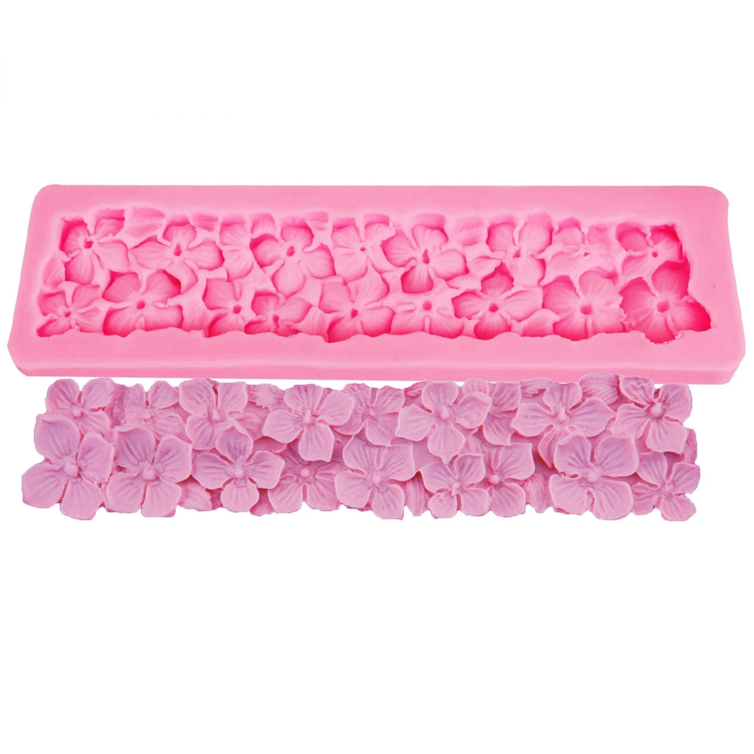 

Силиконовая форма с цветочной каймой для украшения торта из мастики, форма для мастики из смолы, форма для мастики