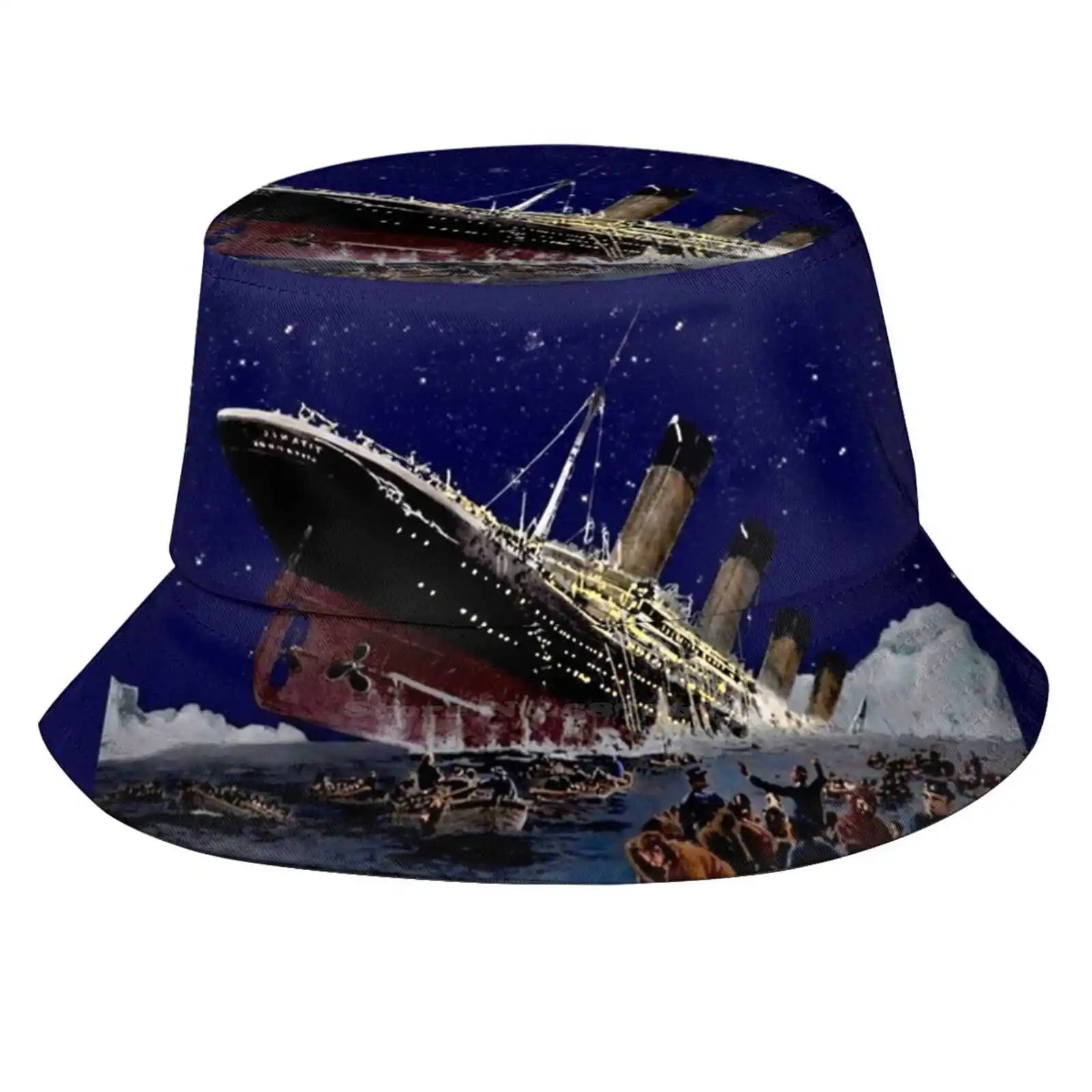 

Трагедия Титаника, рыбалка, охота, альпинистская Кепка, рыбацкие шляпы, Титаник, тонущий анимационный погружение Титаника