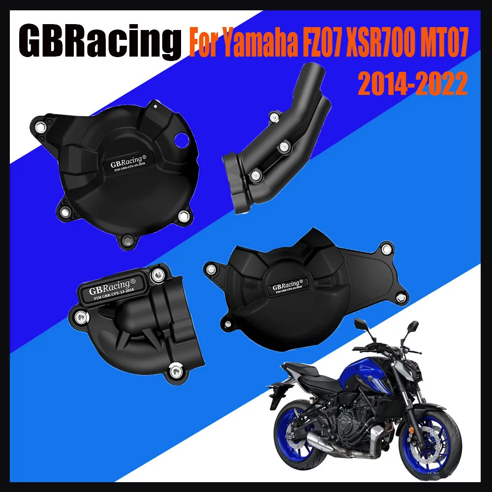 

Motorcycles Engine cover Protection case for case GB Racing For Yamaha FZ07 XSR700 MT07 Adventure Tenere 700 2014-2022