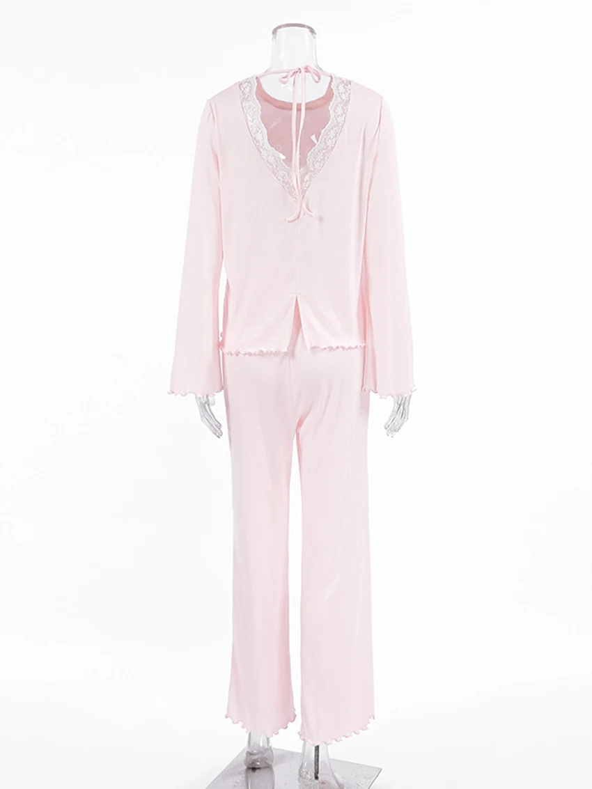 Marthaqiqi повседневная женская ночная рубашка костюм с круглым вырезом одежда для