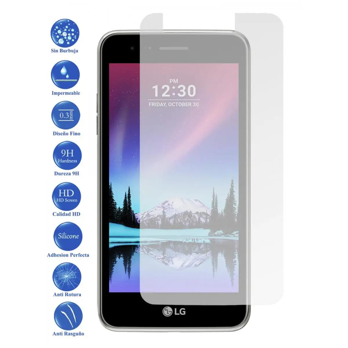 Screen Protector tempered glass for LG K3 K4 K5 K8 K9 K10 K40 K50 2017 2018