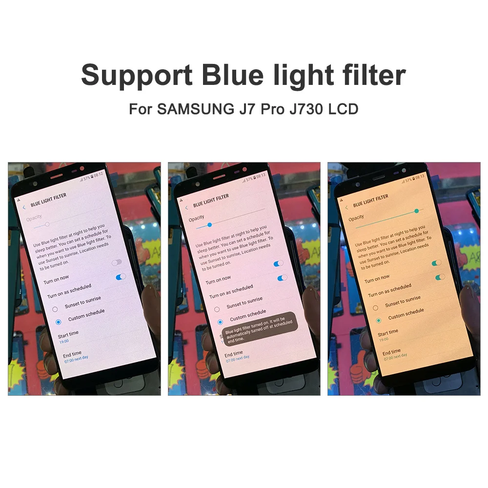 

Super AMOLED LCDs For Samsung Galaxy J7 Pro 2017 J730 J730F LCD Display and Touch Screen Digitizer Assembly Brightness Control