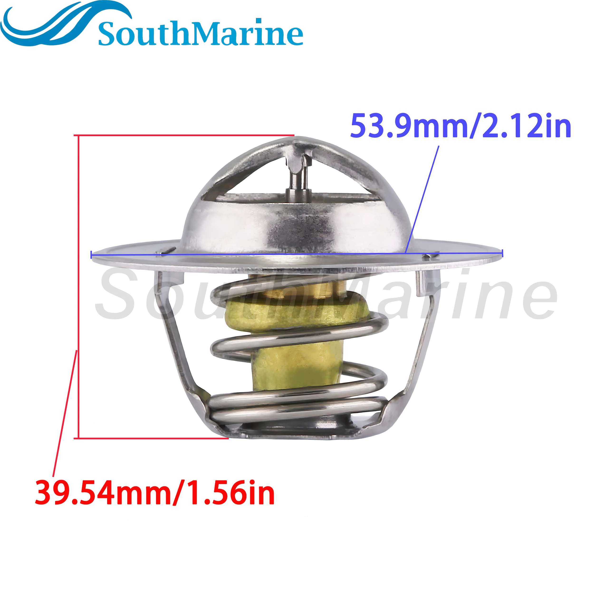 Фото Комплект термостатов для лодочных двигателей Mercruiser V6 V8 5.0L 5.7L V8 GM 140 (номера 807252Q3, 807252T3, 807252T6, 18-3646, 18-3646D) ℉ №3