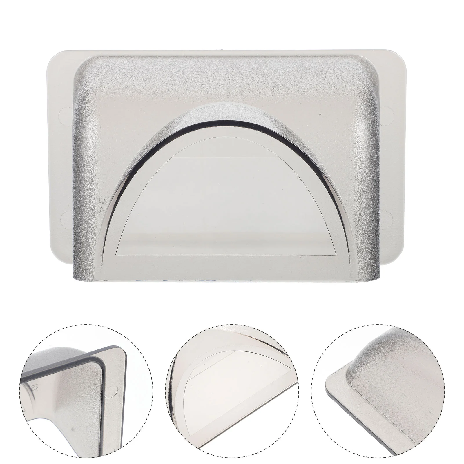 

1pc Household Door Access Outdoor Doorbell Rain Cover Plastic Rain Cover Waterproof Cover Rainproof Cover