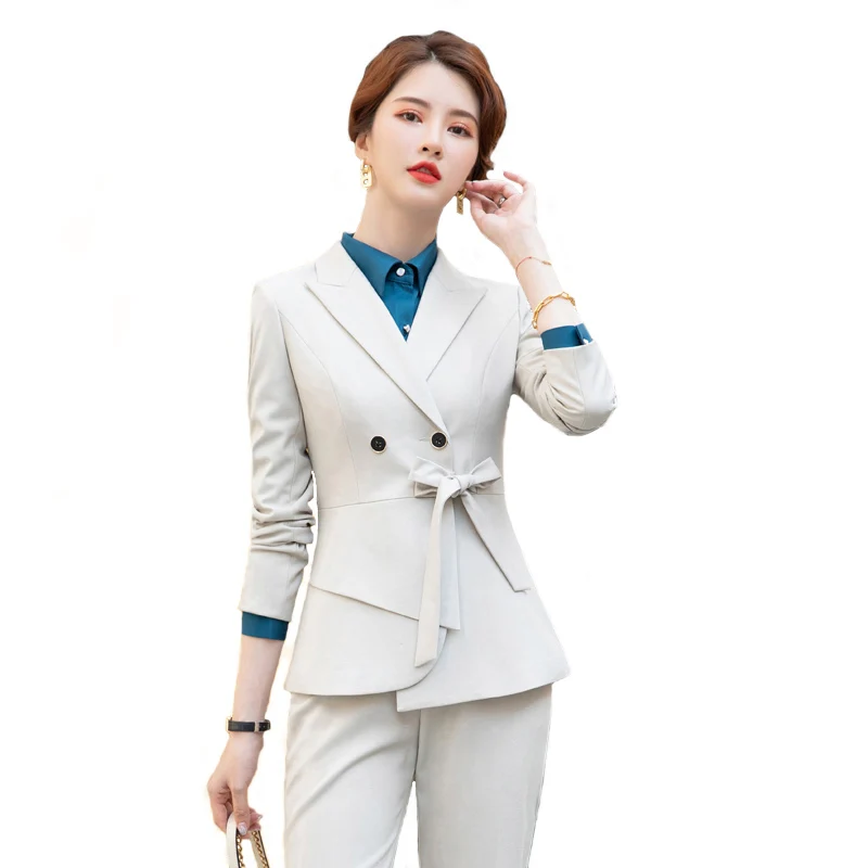 Business Professional Suits Women New Autumn Fashion High Quality Slim Blazer And Pants Office Ladies Work Uniform