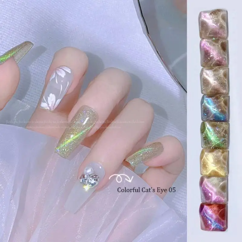 

Cat Eye Nail Gel Nail Varnish Diy Nails Magnetic Gel Oak Off Uv Led Gel 15 Ml Nail Art Manicure Rainbow Colorful Gel Nail Polish