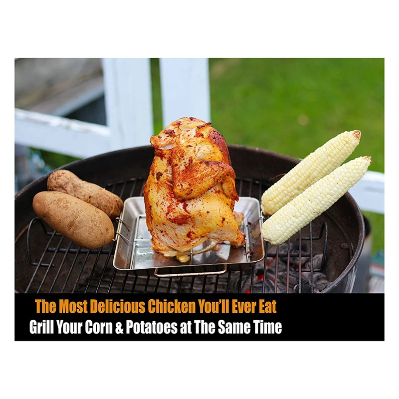 1 комплект жаровня для курицы держатель пива вина с пивной банкой гриль кухонная