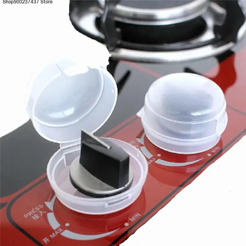 

2PCS Plastic Stove And Oven Knob Cover Fine Kitchen Accessories Protection for Baby Kids Safety Tools free shipping items
