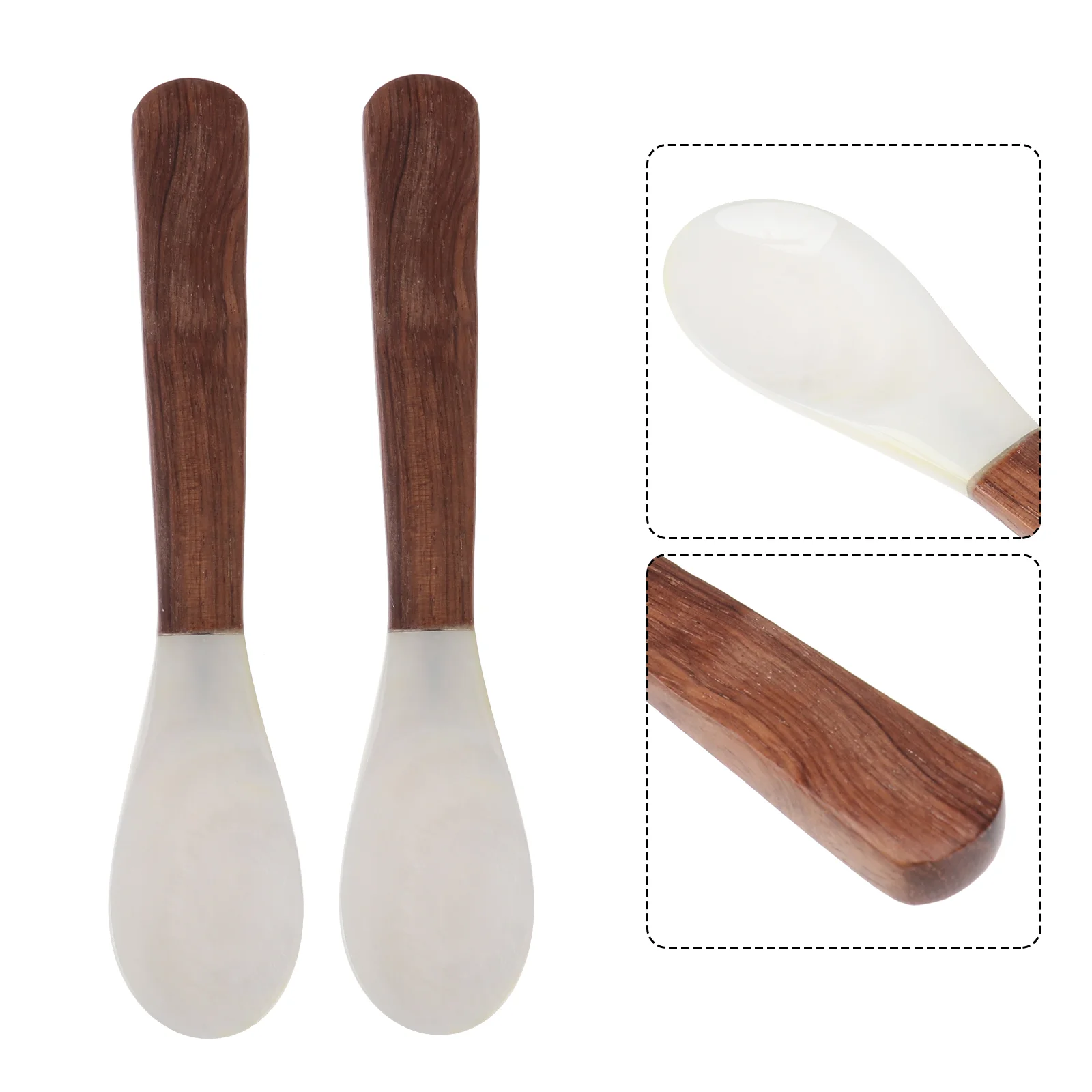 

Spoons Spoon Caviar Serving Soup Shell Dessert Coffee Pudding Wooden Cake Tea Decorativeappetizer Mixing Scoop Stirring Sauce