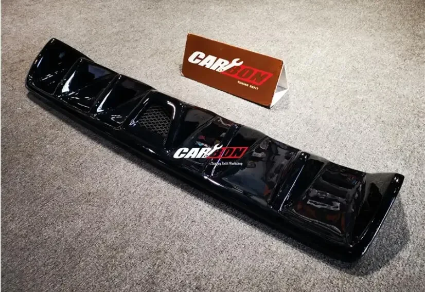 REAL CARBON FIBER REAR BUMPER TRUNK LIP SPOILER SPLITTER DIFFUSER For Toyota Reiz / MARK X 2012 2013 2014 2015 2016