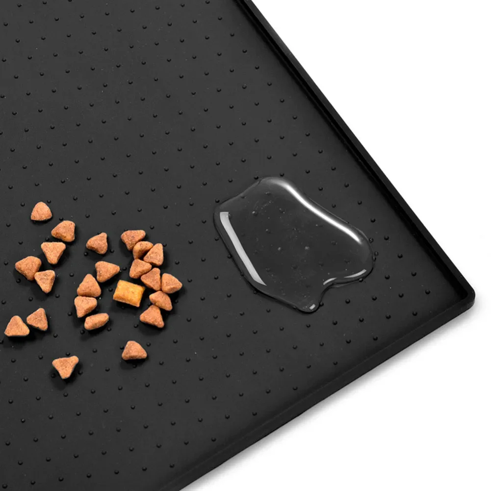 1 шт. водонепроницаемый силиконовый коврик для питомцев