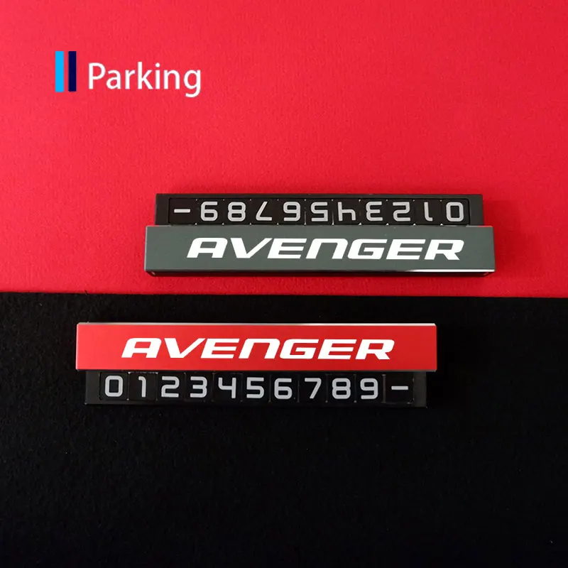 

Car Temporary Parking Card For Dodge Avenger Phone Number Stop Sign For Dodge Challenger Caliber Journey Ram 1500 Nitro Dart