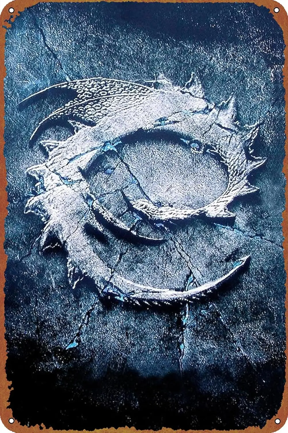 Ergon Tn Sgn Decorton Vntge Metl Move Плакат Sgns Wll Декор 8x12 nch