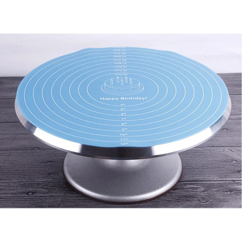 

Multifunction Cooking Mat Round Silicone Table Mat Cake Pad-kneading Surface Mat Placemat Bake Tools Kitchen Accessories
